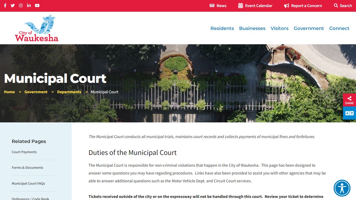 Municipal Court - Waukesha, WI